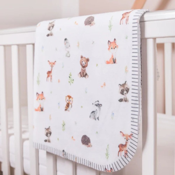 Woodland Animals Blanket by BabyBells